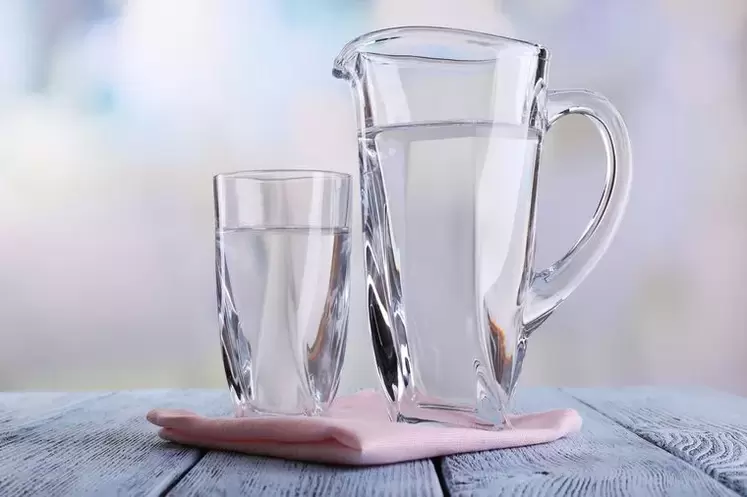 आहार पीने के लिए पानी