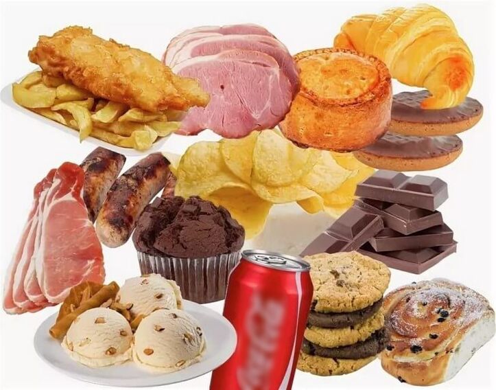 वजन घटाने की प्रक्रिया के दौरान हानिकारक खाद्य पदार्थ निषिद्ध हैं
